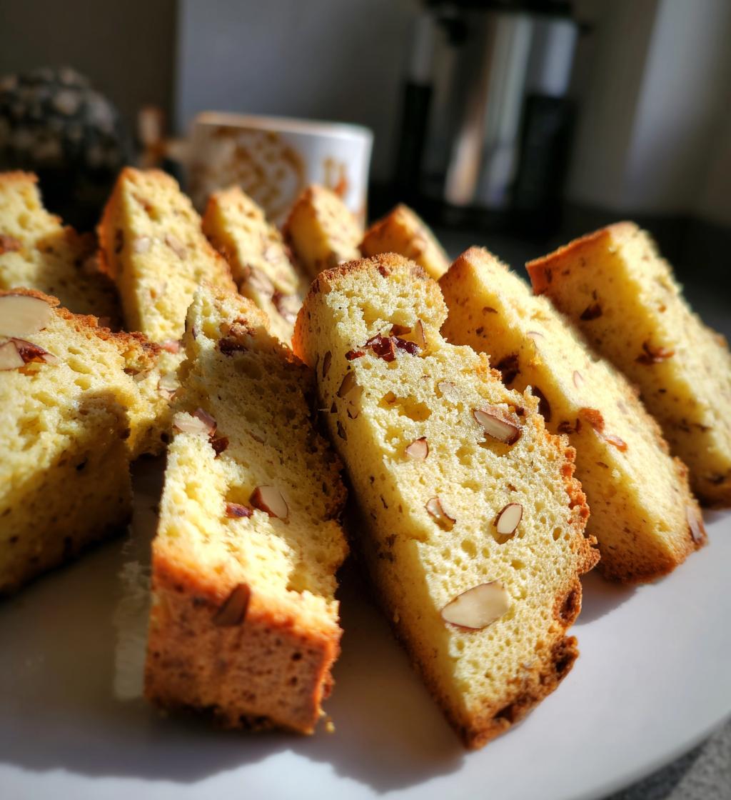 Air Fryer Almond Biscotti
