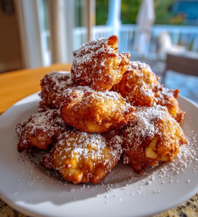 Air Fryer Apple Fritters