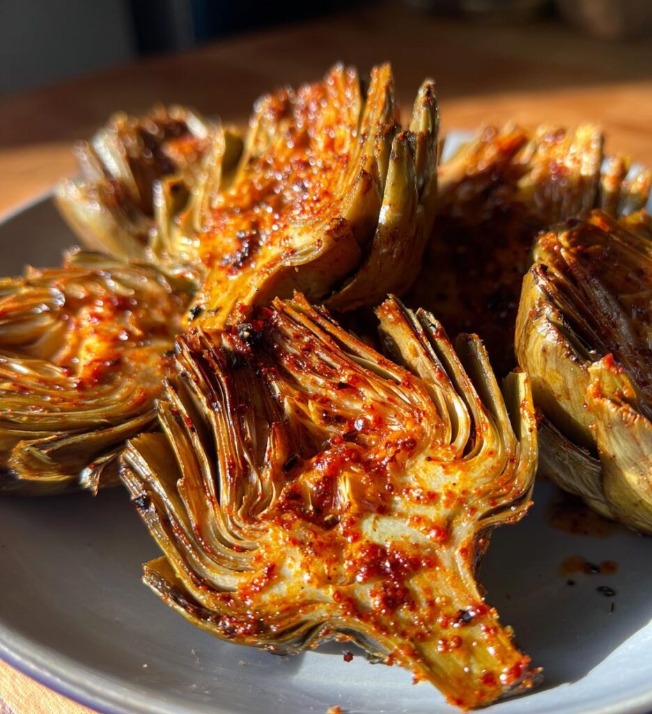 Air Fryer Artichoke Hearts
