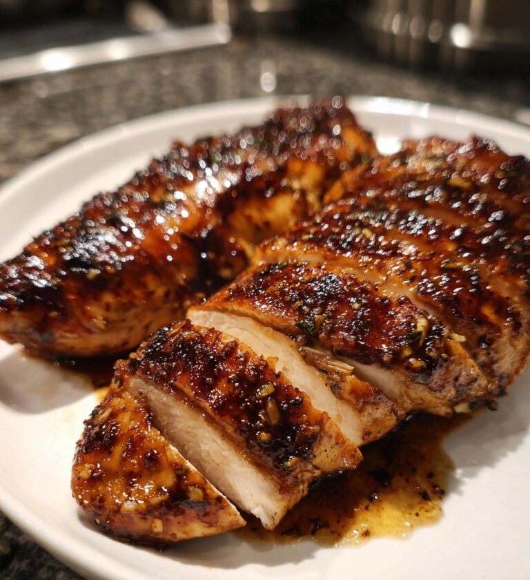 Air Fryer Balsamic Glazed Chicken fillet