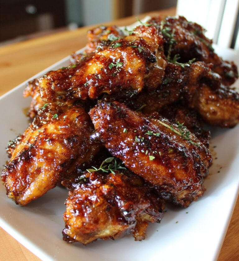 Air Fryer Balsamic Glazed Wings