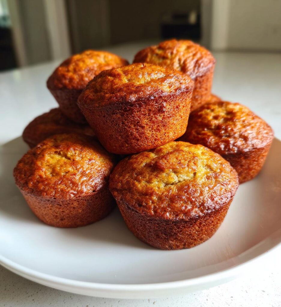 Air Fryer Banana Bread Muffins