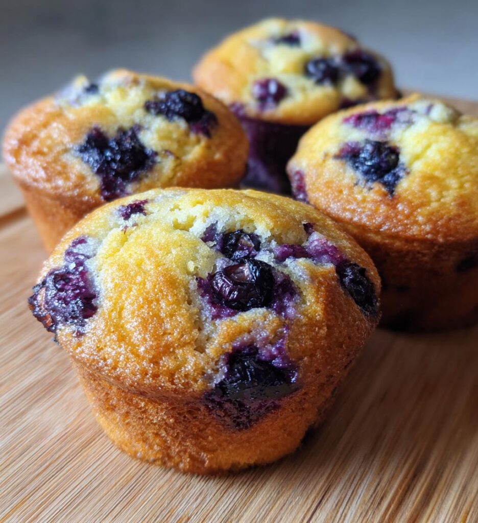 Air Fryer Blueberry Muffins