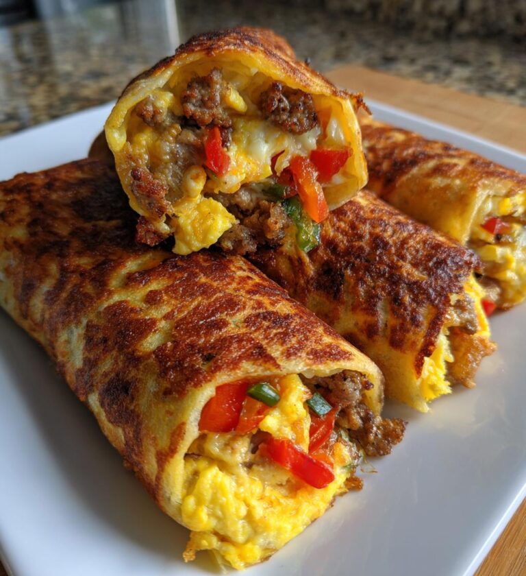 Air Fryer Breakfast Burritos