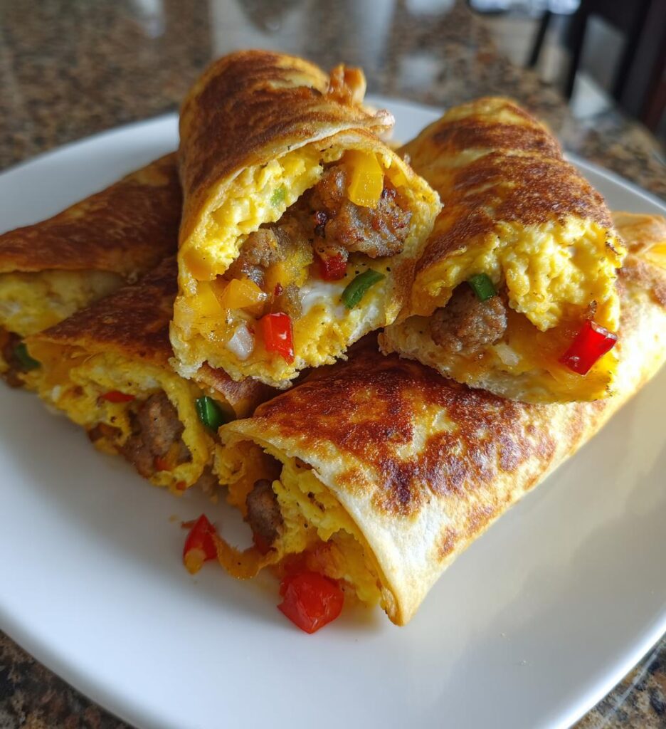 Air Fryer Breakfast Taquitos