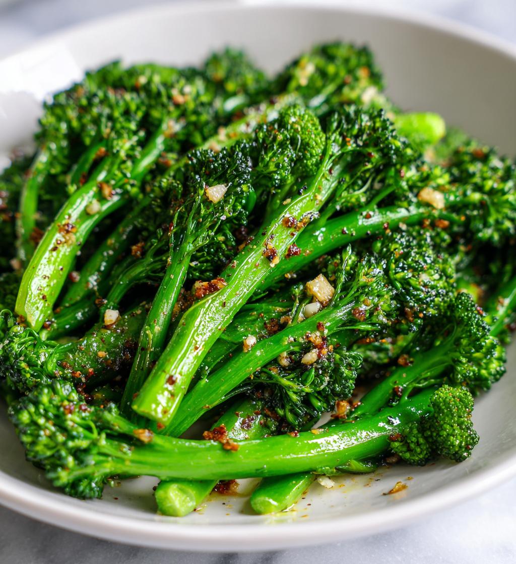 Air Fryer Broccolini
