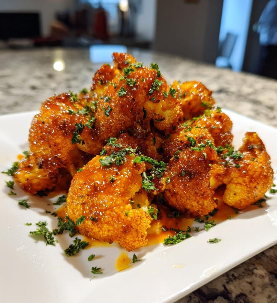Air Fryer Buffalo Cauliflower Wings