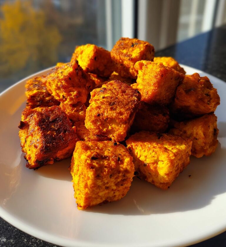 Air Fryer Buffalo Tofu Bites