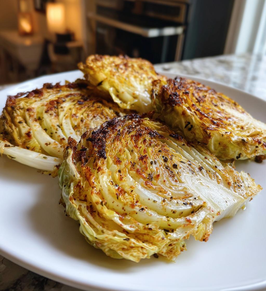 Air Fryer Cabbage Steaks