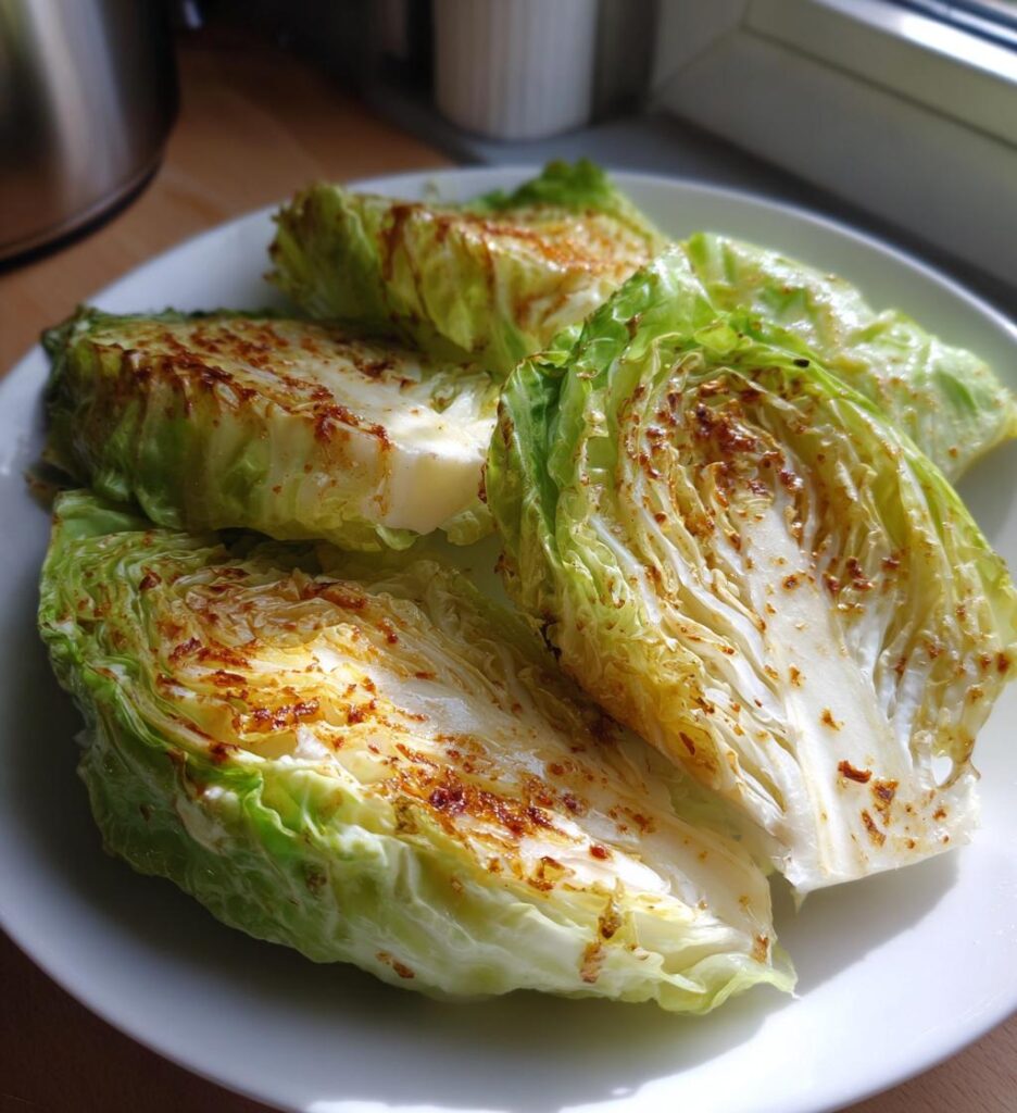 Air Fryer Cabbage Wedges