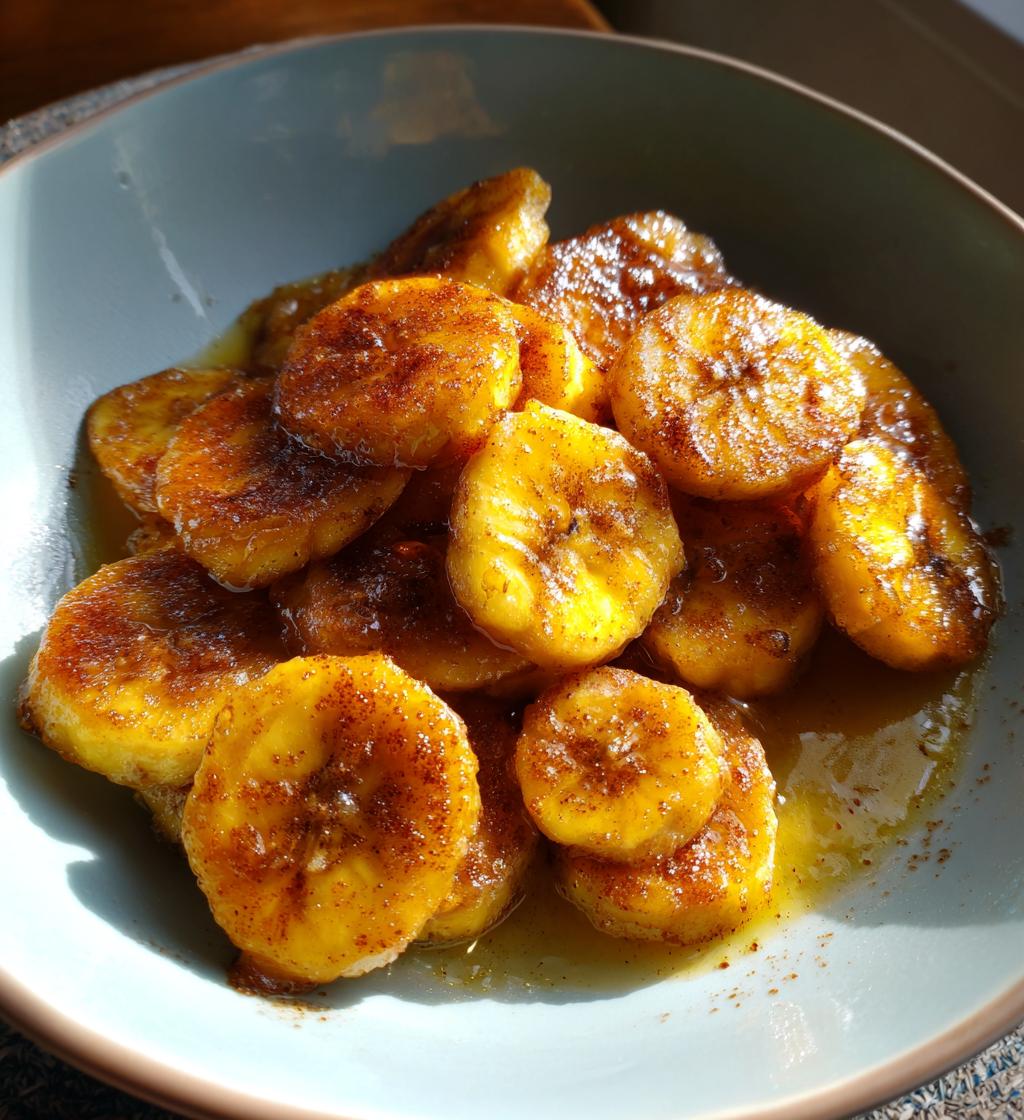 Air Fryer Caramelized Bananas