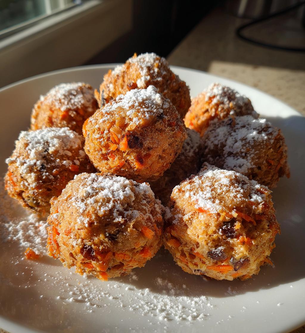 Air Fryer Carrot Cake Bites