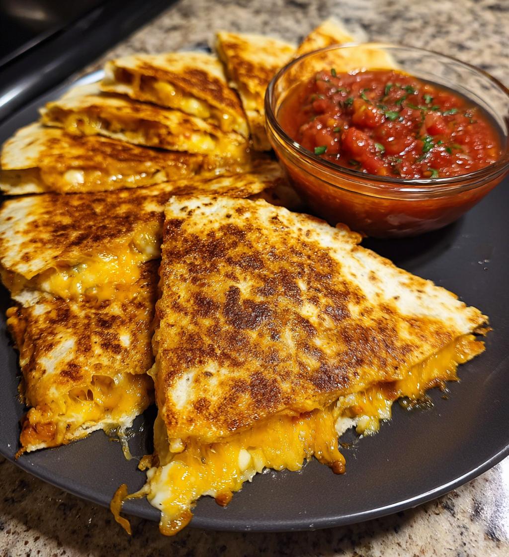 Air Fryer Cheese Quesadillas