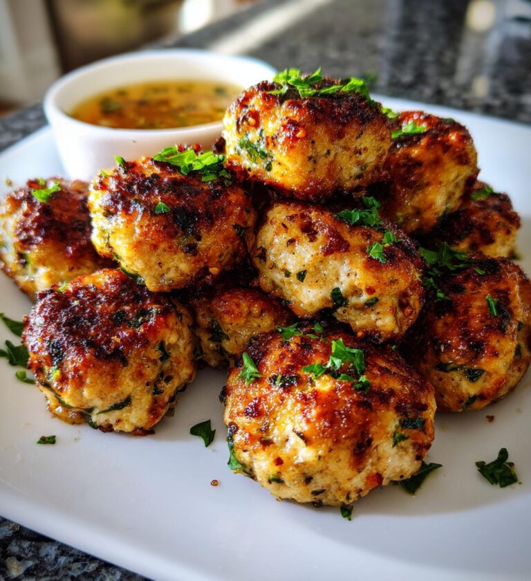 Air Fryer Chicken Meatballs