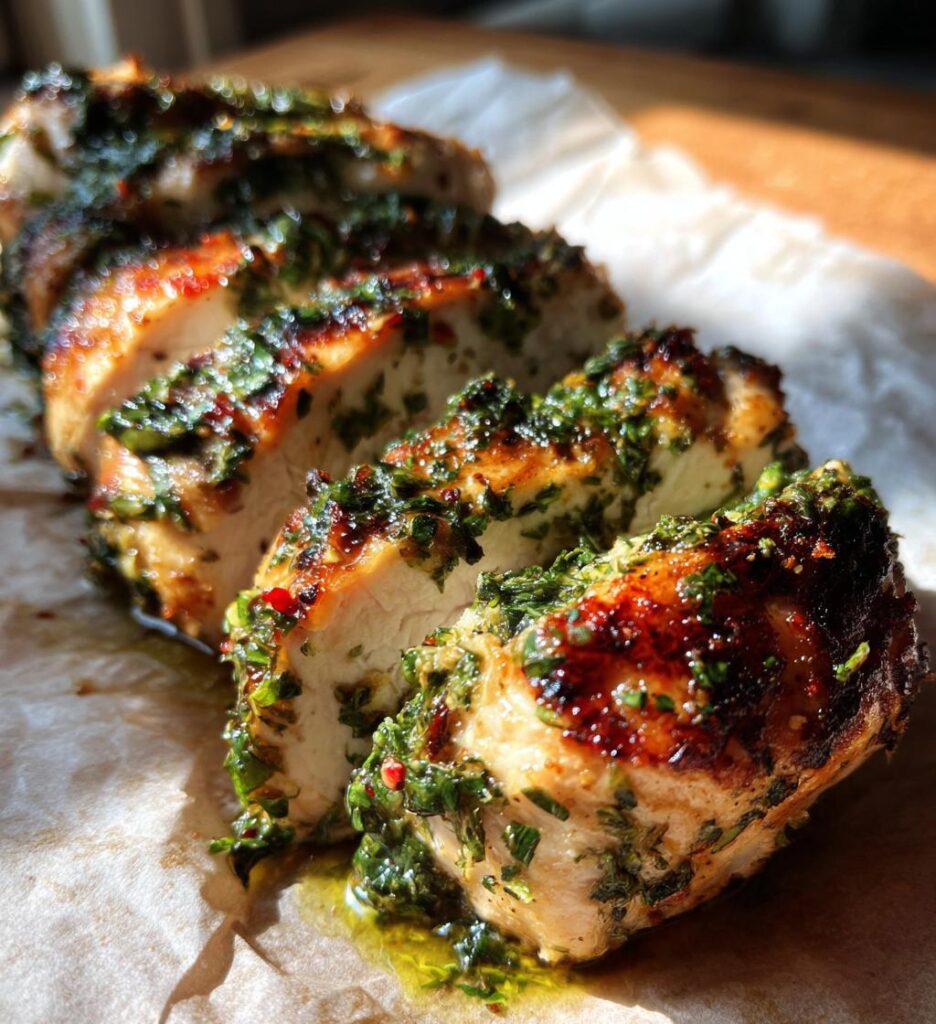 Air Fryer Chimichurri Chicken fillet