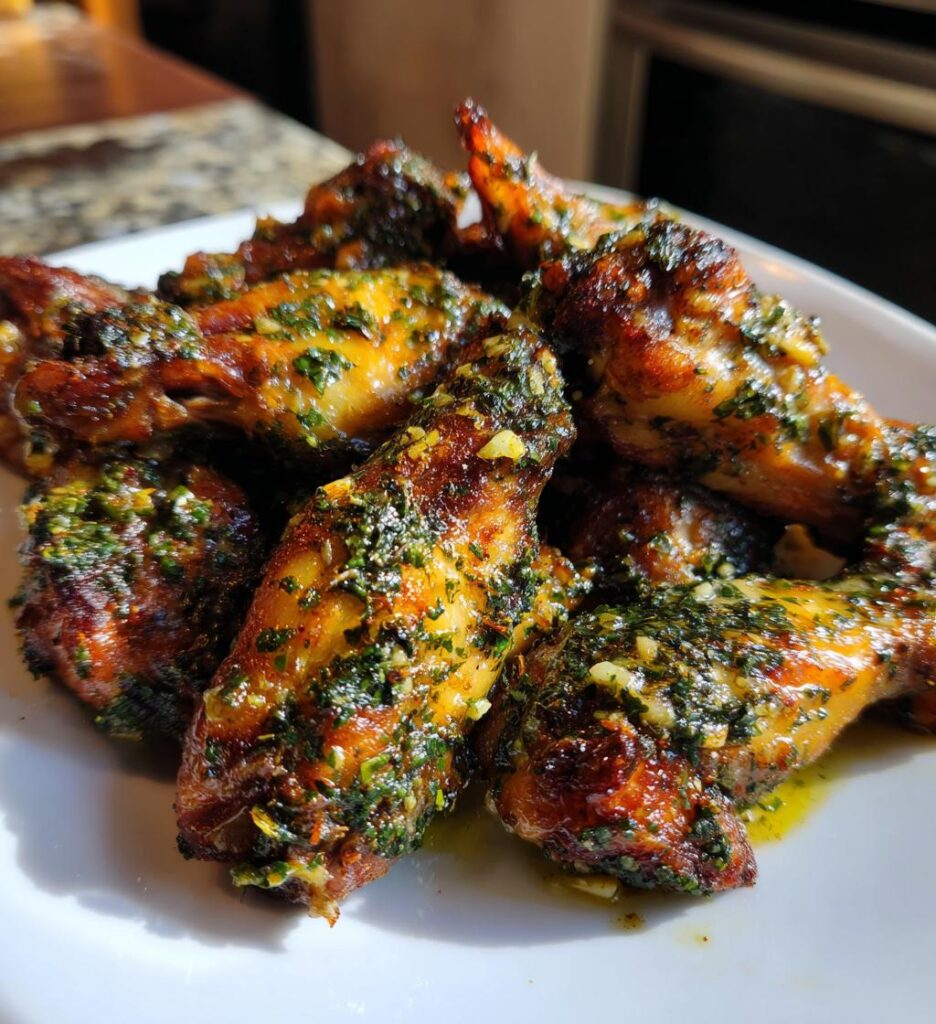 Air Fryer Chimichurri Wings