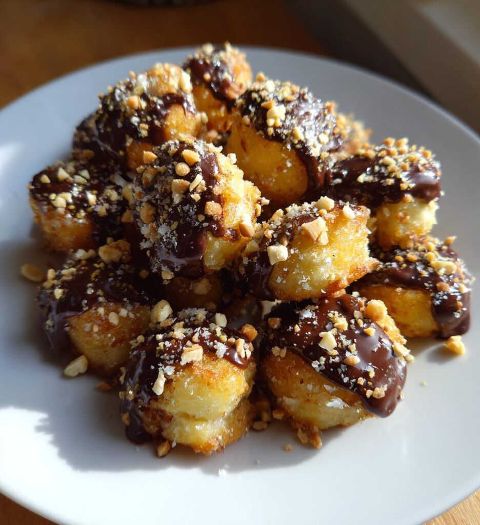 Air Fryer Choco-Banana Bites