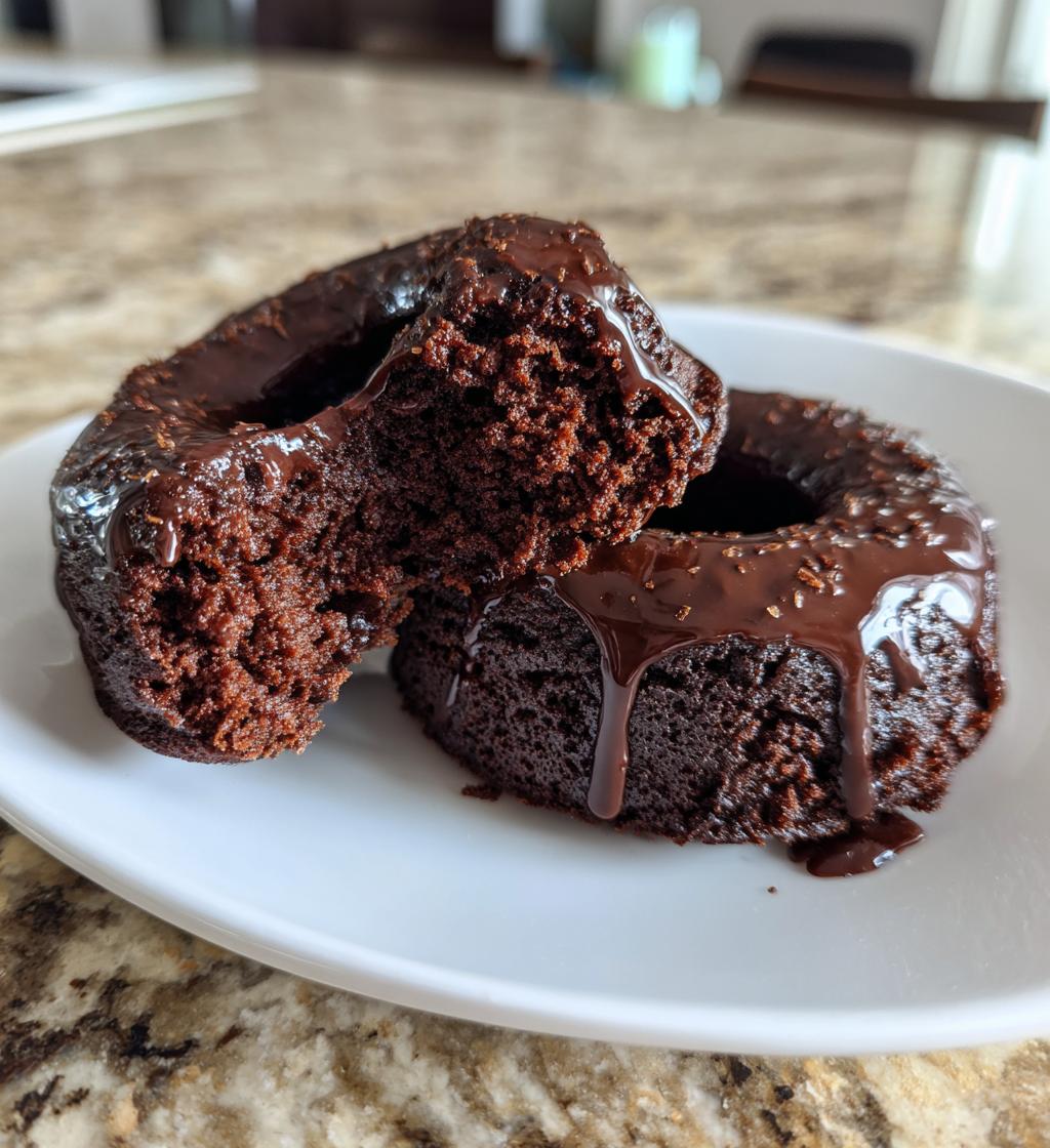 Air Fryer Chocolate Donuts
