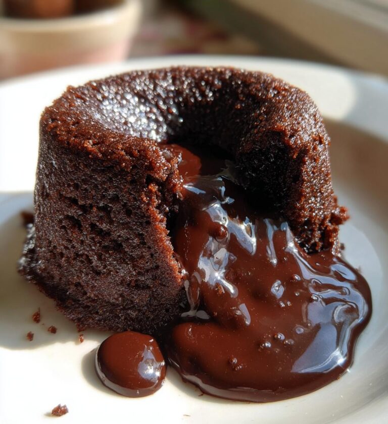 Air Fryer Chocolate Lava Cake