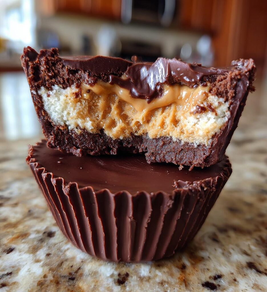 Air Fryer Chocolate Peanut Butter Cups