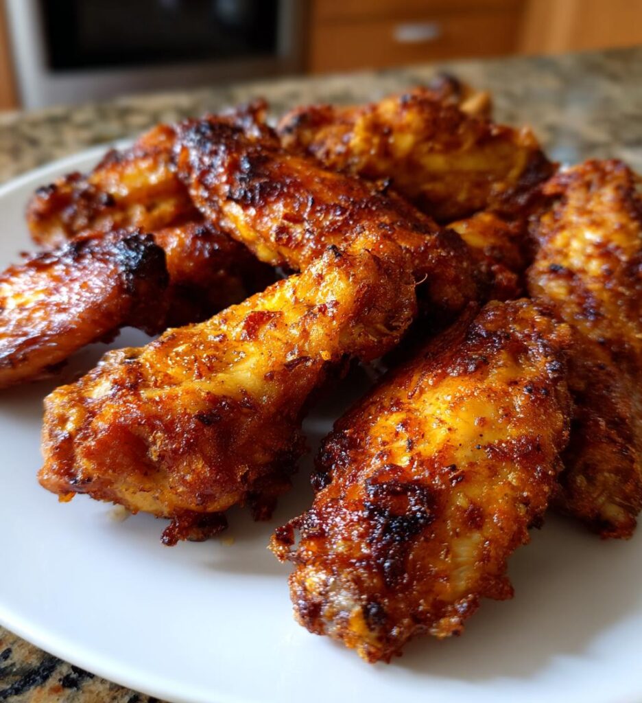 Air Fryer Crispy Chicken Wings (No Sauce)