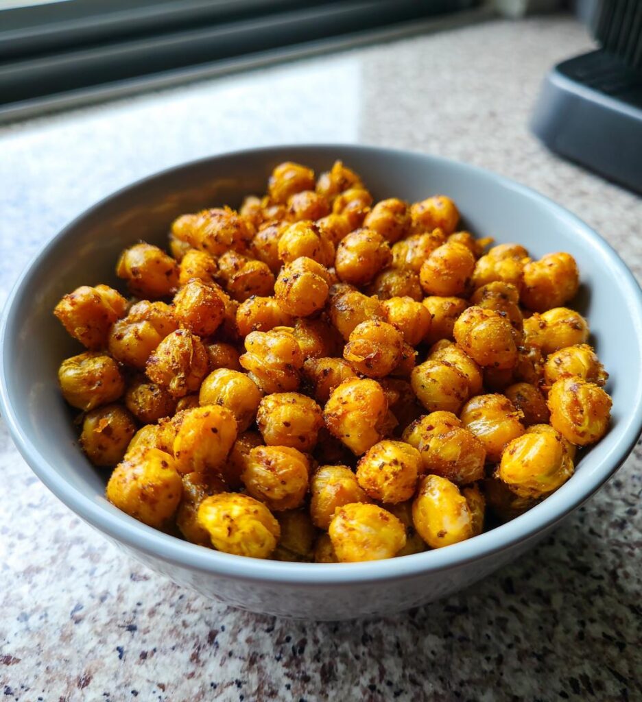 Air Fryer Crispy Chickpeas