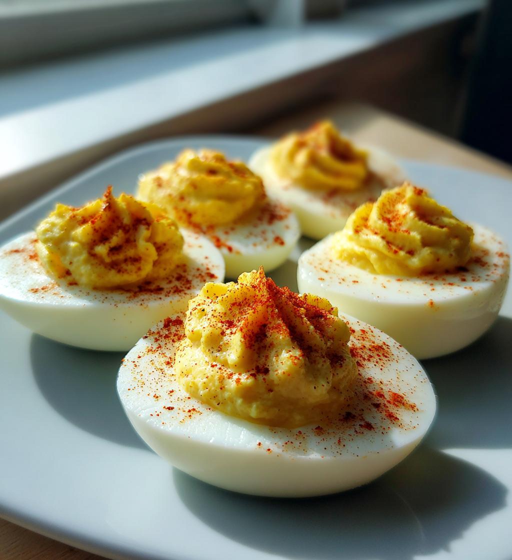 Air Fryer Deviled Eggs