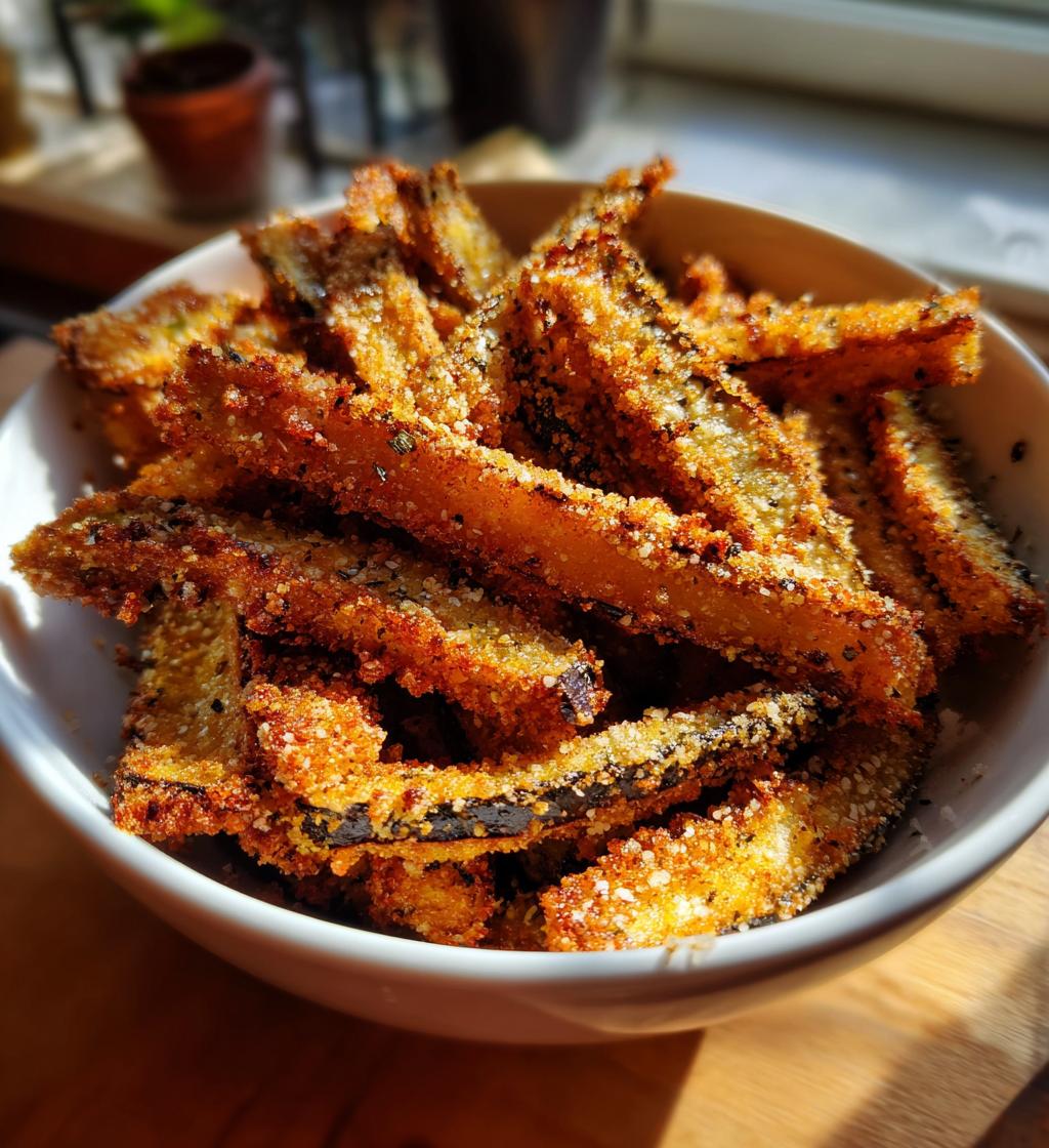 Air Fryer Eggplant Fries