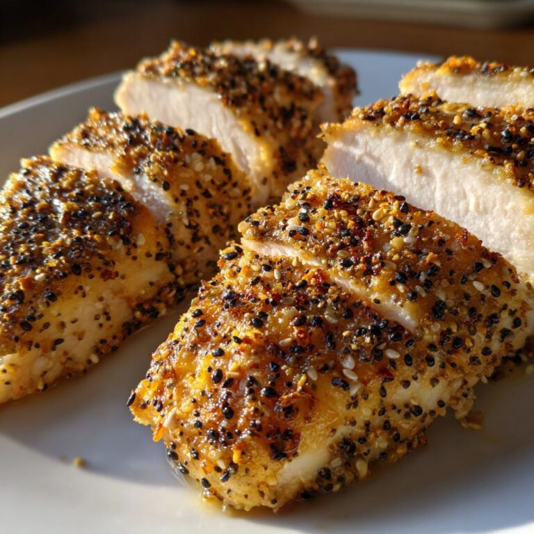 Air Fryer Everything Bagel Chicken fillet