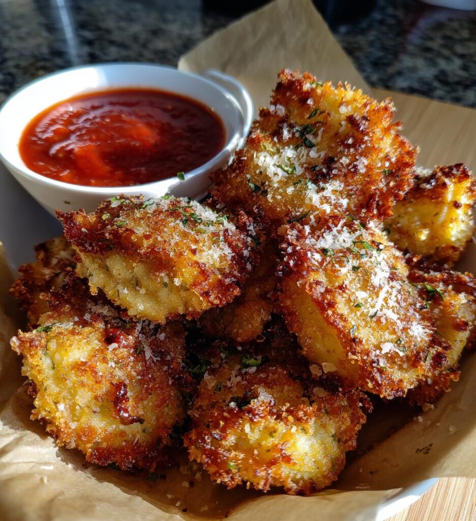 Air Fryer Fried Ravioli