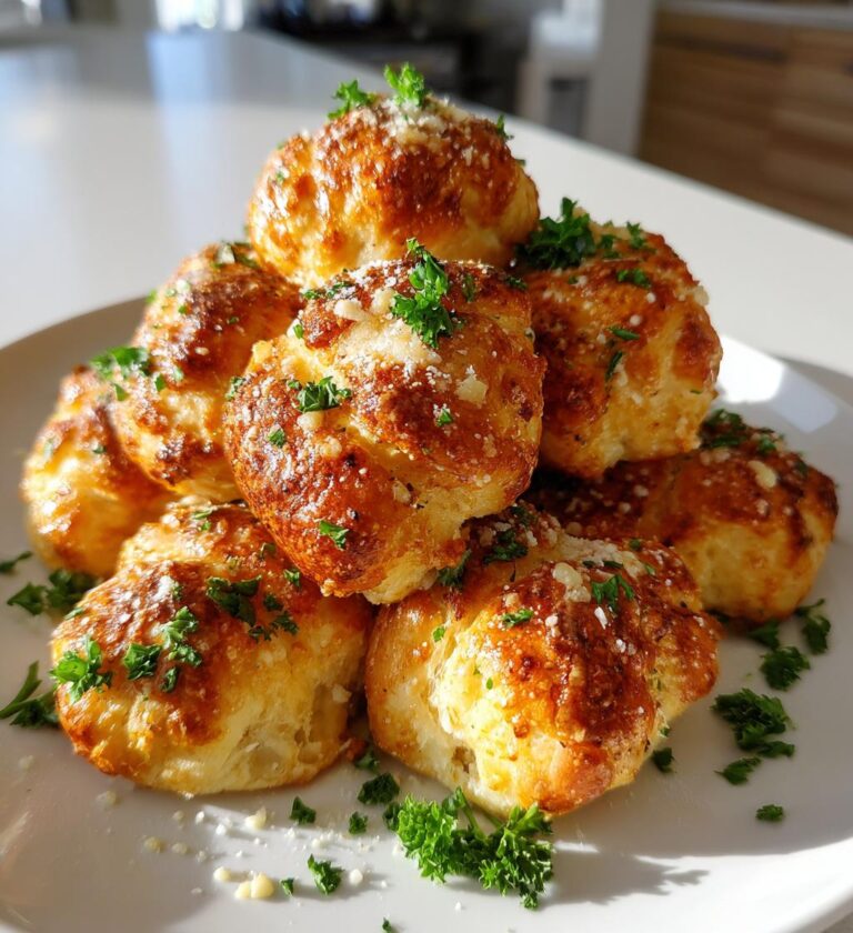 Air Fryer Garlic Parmesan Knots