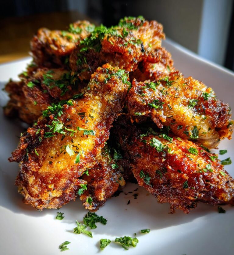 Air Fryer Garlic Parmesan Wings