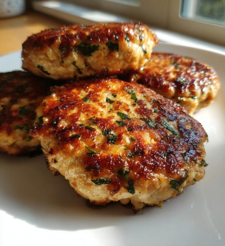 Air Fryer Ground Chicken Patties
