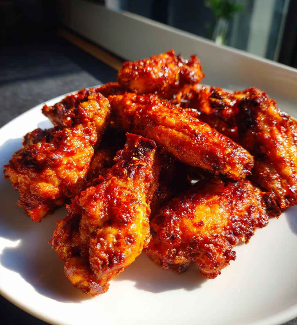 Air Fryer Harissa Chicken Wings