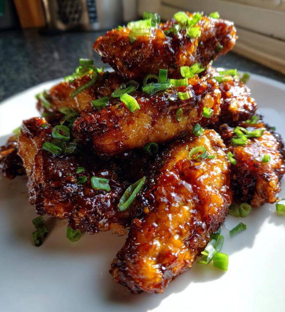 Air Fryer Honey Garlic Wings