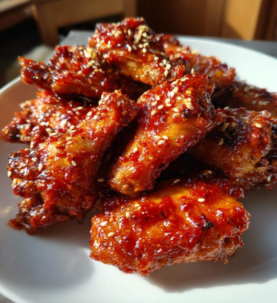 Air Fryer Korean Gochujang Wings