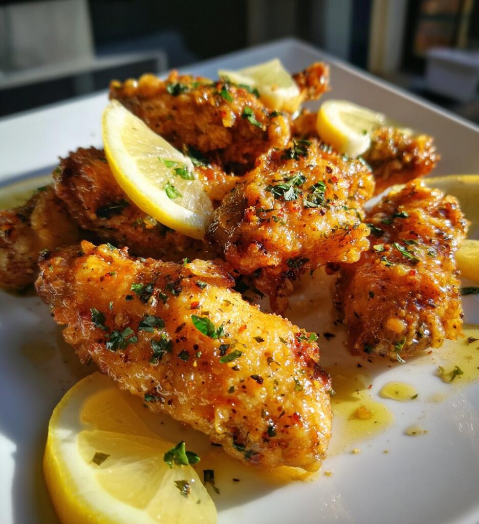 Air Fryer Lemon Pepper Wings