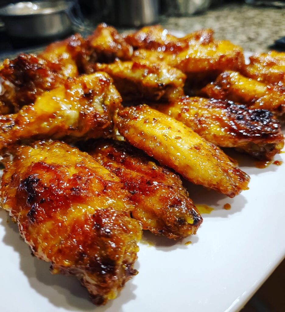 Air Fryer Mango Habanero Wings