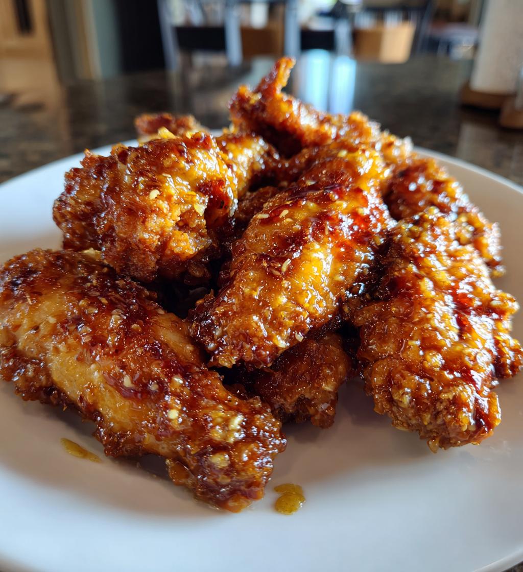 Air Fryer Maple Mustard Wings