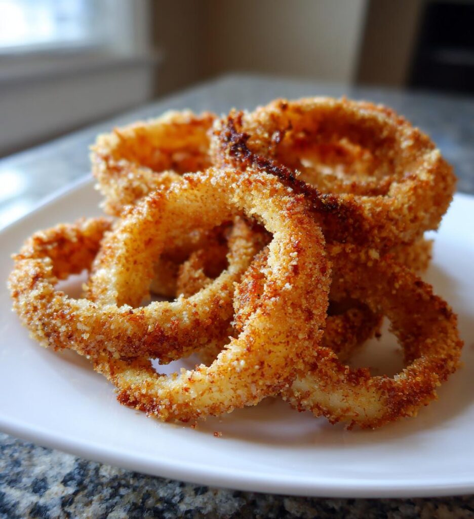 Air Fryer Onion Rings (Keto Version)