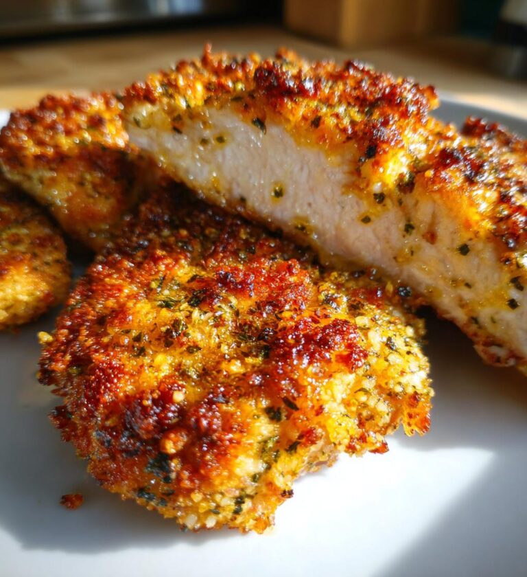 Air Fryer Parmesan Crusted Chicken fillet
