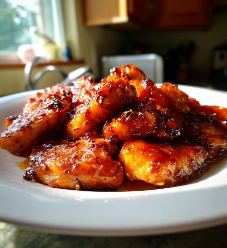 Air Fryer Peach Glazed Chicken fillet