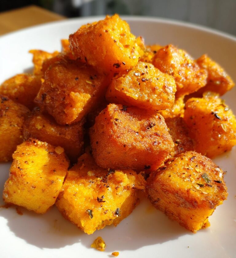 Air Fryer Pumpkin Cubes