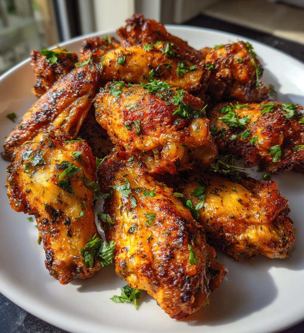 Air Fryer Ranch Seasoned Wings