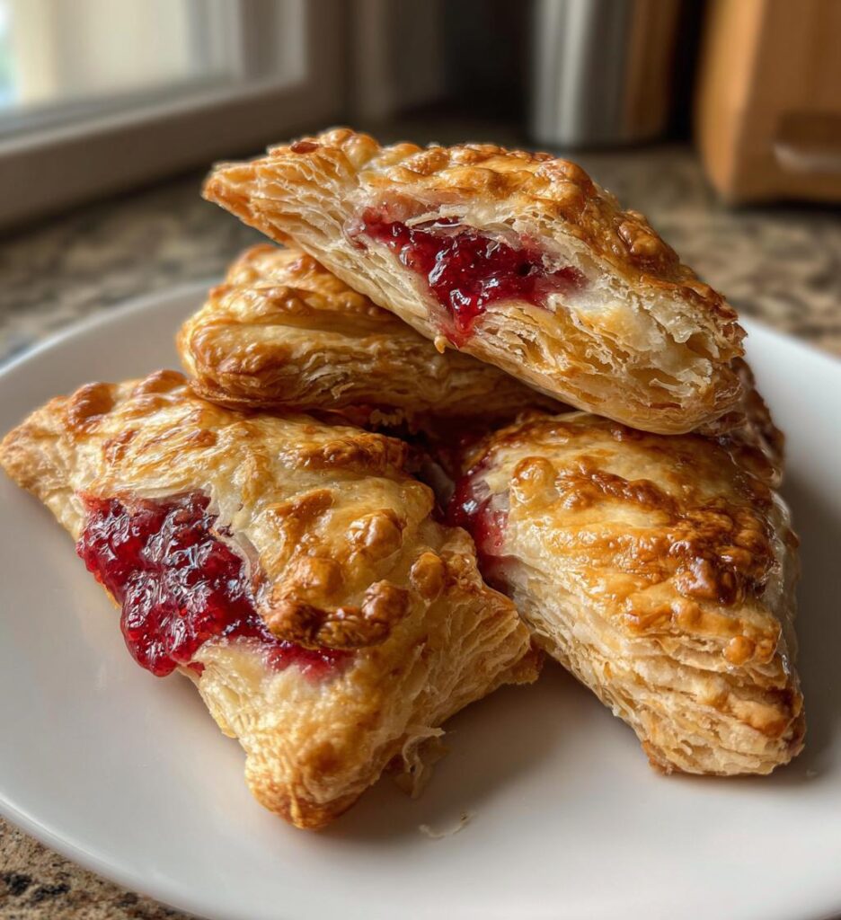 Air Fryer Raspberry Turnovers