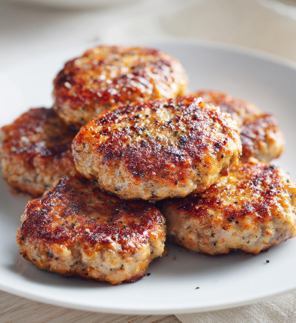 Air Fryer Sausage Patties
