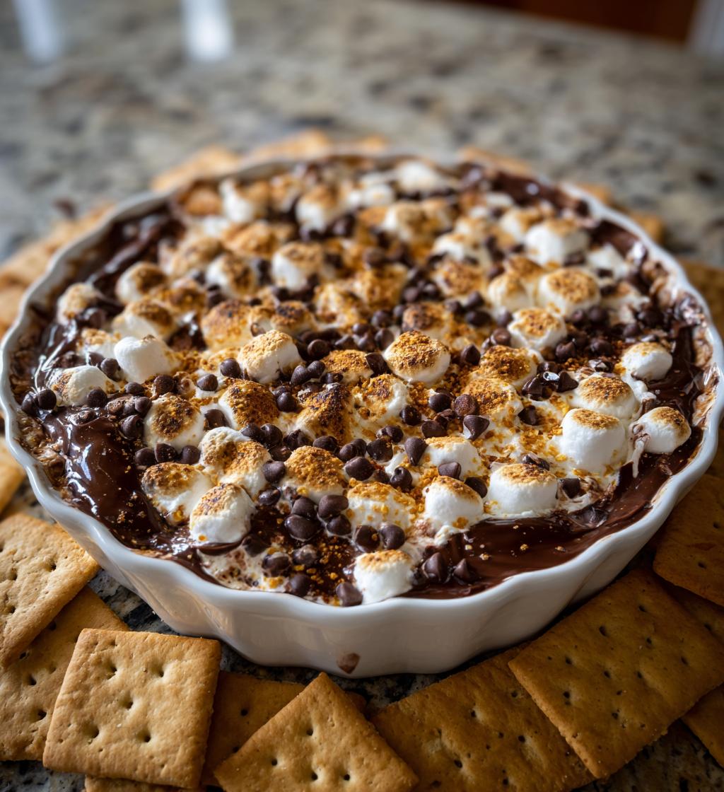 Air Fryer S’mores Dip