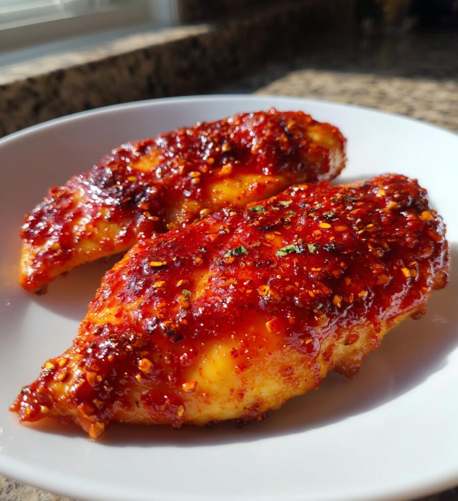 Air Fryer Spicy Sriracha Chicken fillet