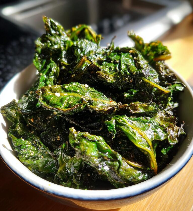 Air Fryer Spinach (Crispy)