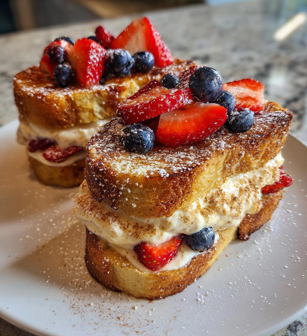 Air Fryer Stuffed French Toast